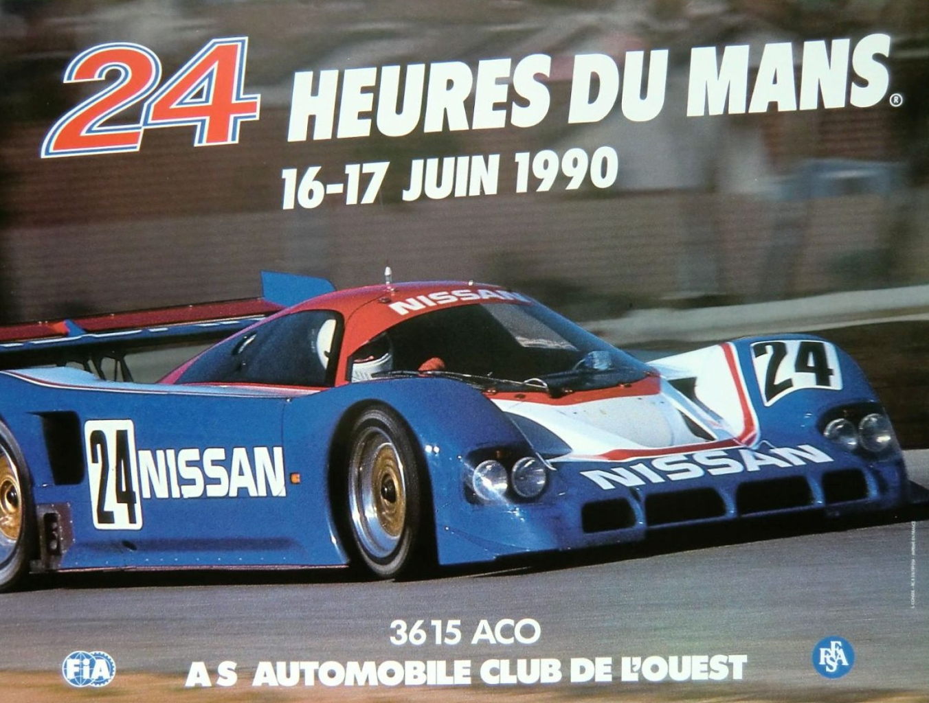 Le Mans 1990 løbsplakat