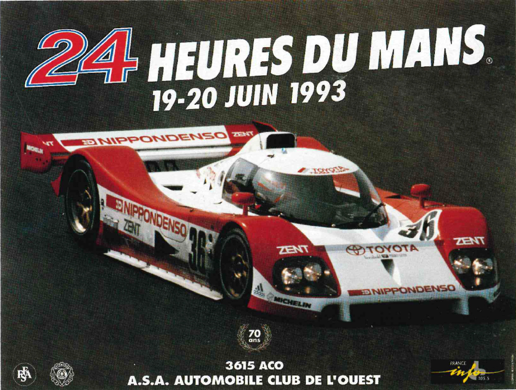 Le Mans 1993 race poster