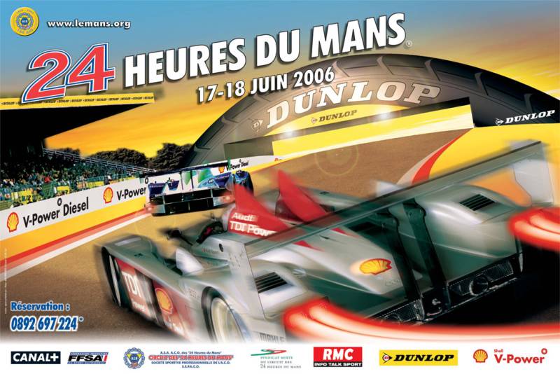 Le Mans 2006 race poster